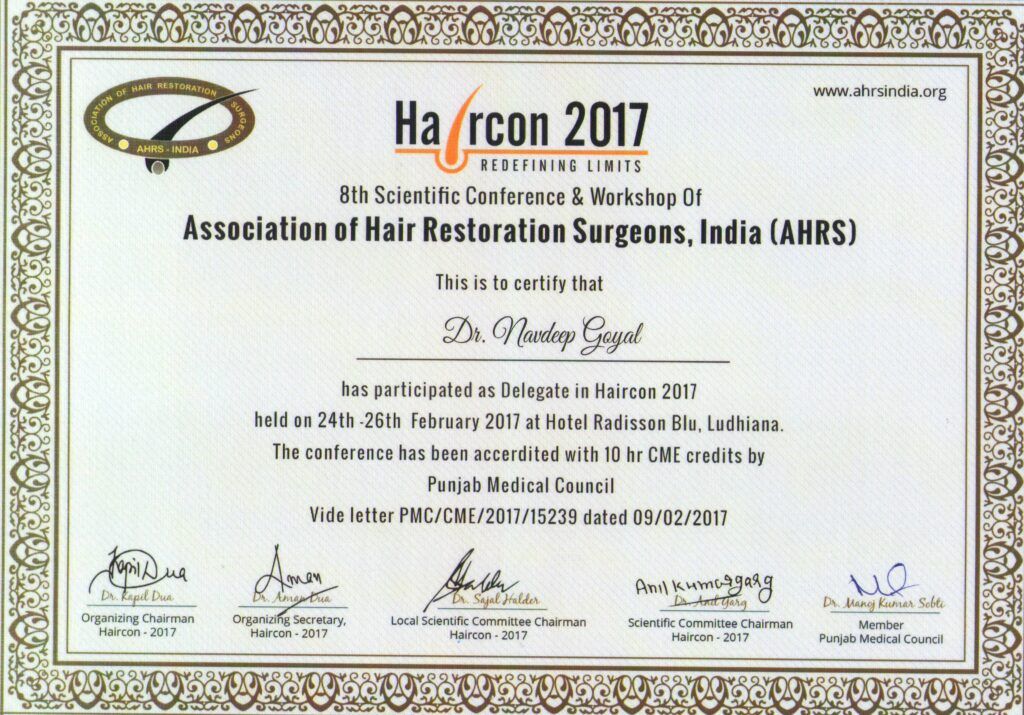 Haircon-2017 at hotel Radisson blue, Ludhiana, Punjab, India.